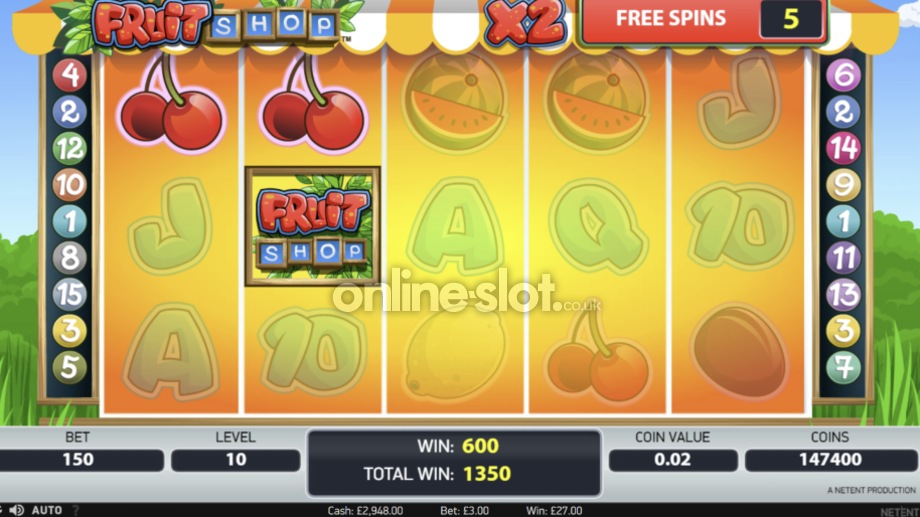 Fruit Shop Free Slot