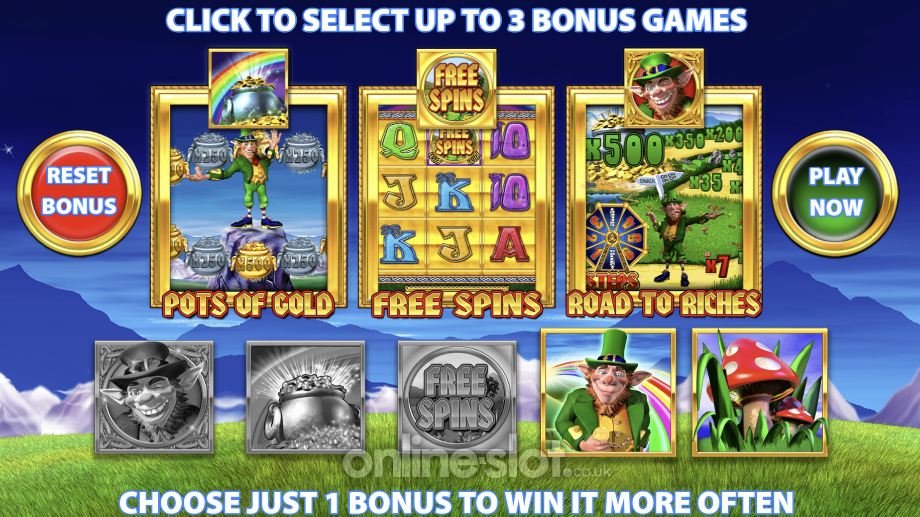 Rainbow riches slot games